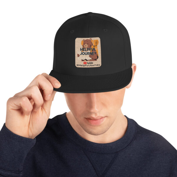 Helpful Journey - Bear Logo Snapback Hat - Image 11
