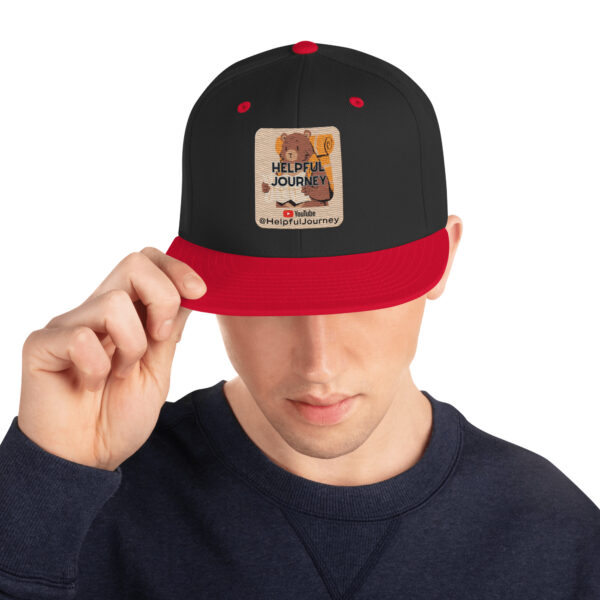 Helpful Journey - Bear Logo Snapback Hat - Image 10