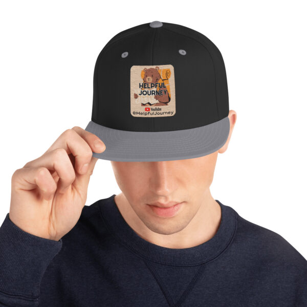 Helpful Journey - Bear Logo Snapback Hat - Image 8