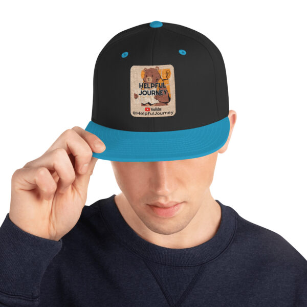 Helpful Journey - Bear Logo Snapback Hat - Image 9
