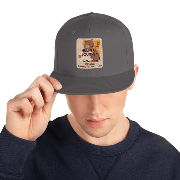 Helpful Journey - Bear Logo Snapback Hat - Image 4