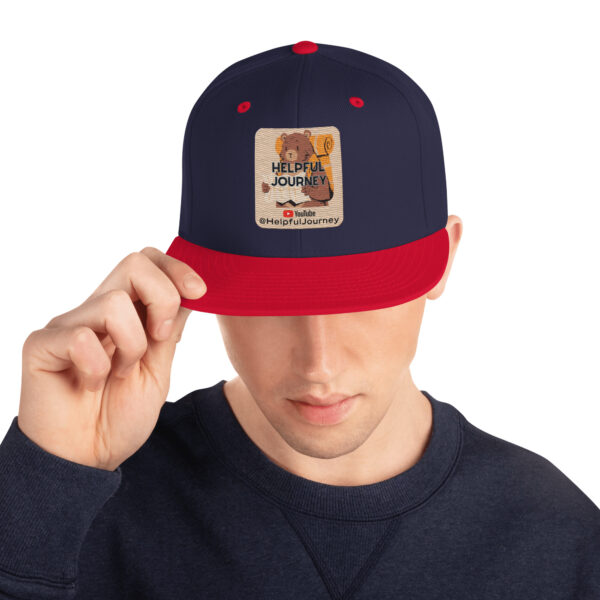 Helpful Journey - Bear Logo Snapback Hat - Image 7