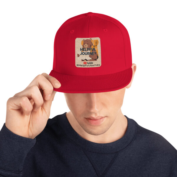 Helpful Journey - Bear Logo Snapback Hat - Image 5