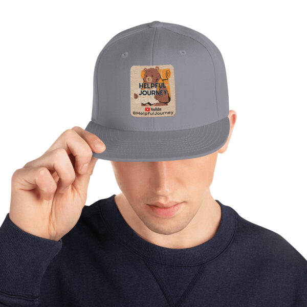 Helpful Journey - Bear Logo Snapback Hat - Image 3