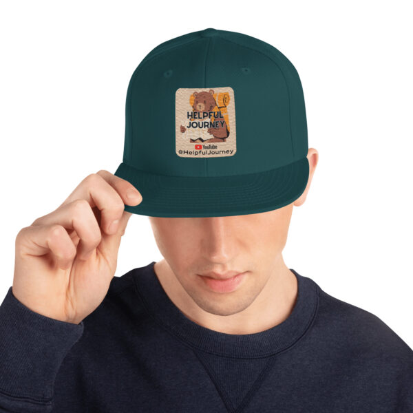 Helpful Journey - Bear Logo Snapback Hat - Image 6