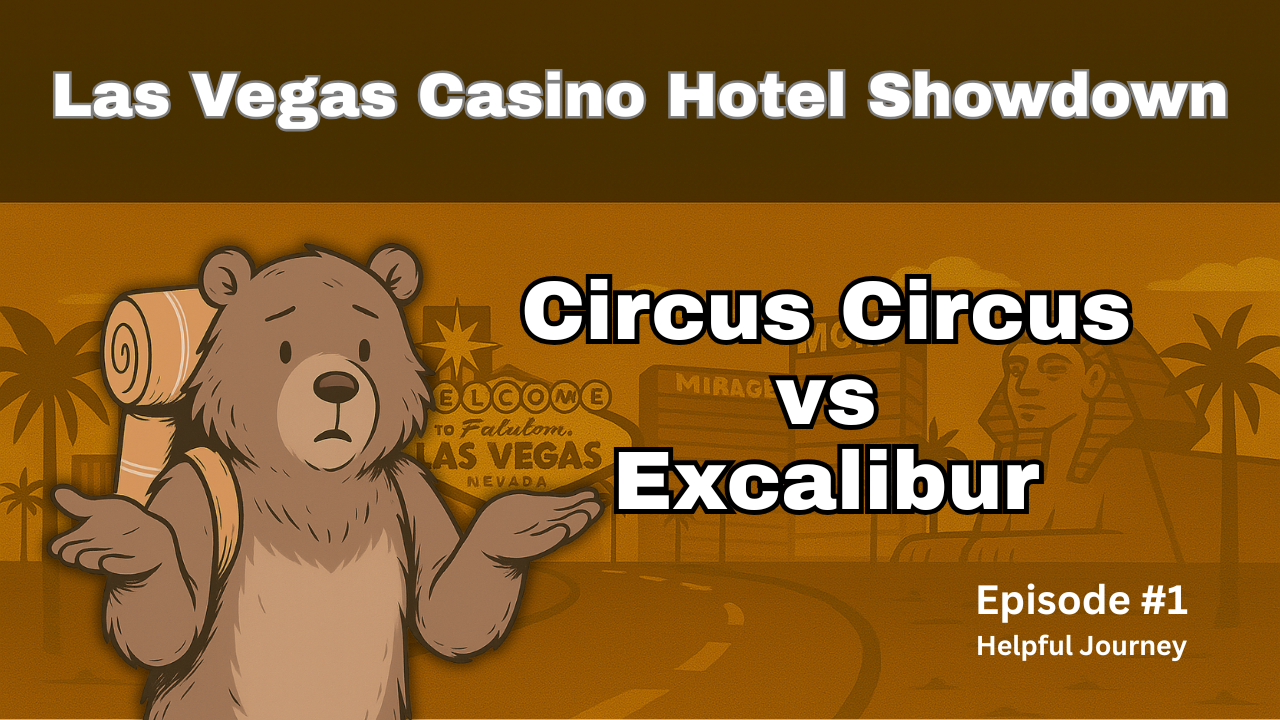 Circus Circus vs Excalibur – Vegas Hotel Showdown Ep 1